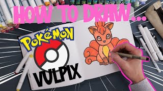 How to Draw Vulpix | Pokemon Step by Step How to Draw Vulpix | Pokemon Step by Step