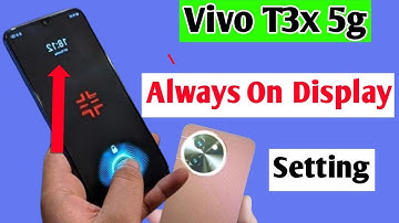 Vivo t3x 5g always on display setting | how to enable always on display in Vivo t3x 5g