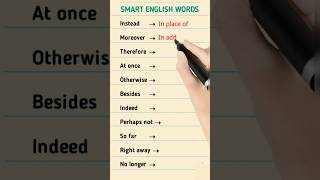 10 SMART ENGLISH WORDS USED IN English Ep_193 #esl #native #Smartenglish