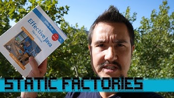 Static Factory Methods - Effective Java, Item 1