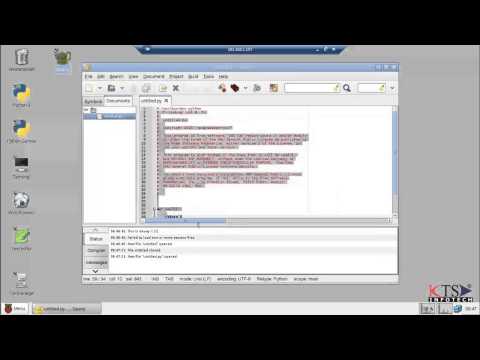 how to use Python Language to write a simple hello world application in Raspberry PI