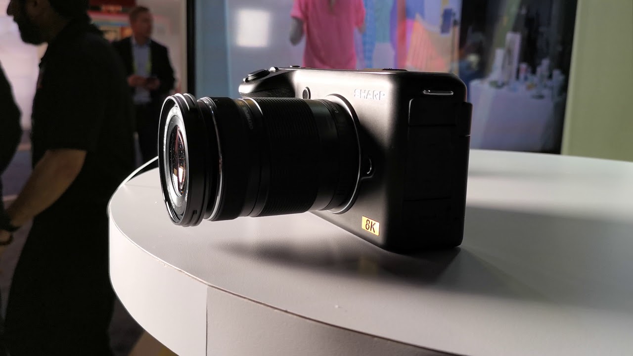 Sharp 8K consumer camera - YouTube