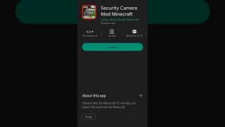 Security Camera Mod Minecraft download Play Store #shorts #minecraft #subscribe #like screenshot 2