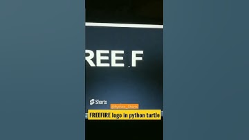 FREE FIRE Logo in Python Turtle | Python For Beginners | BGMI | @FreeFireIndiaOfficial