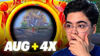 crazy AUG + 4X gameplay in ultimate royale 🎮