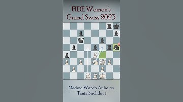 Medina Warda Aulia Triumphs Over Tania Sachdev in FIDE Women
