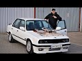 Идеальный BMW E30. Установка обвеса M Technic 2, ДРИФТ, полировка дисков.