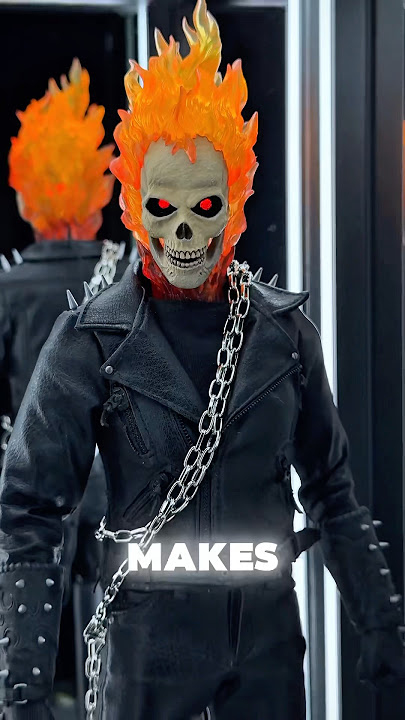 Hot toys ghost rider with hellcycle collectable figure set unboxing and review #hottoys #ghostrider