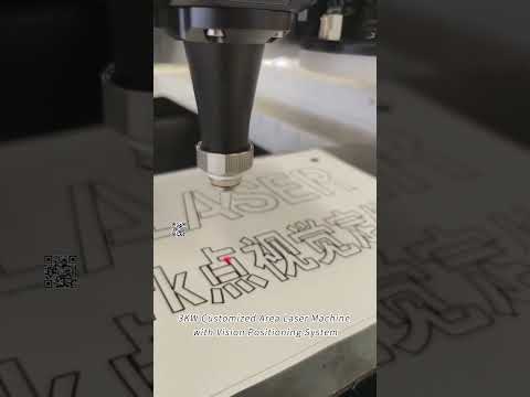 Visual Guided Laser Cutting Machine #visionguidedlaser #visionlasercutting