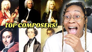 AMERICAN REACTS TO THE TOP CLASSICAL COMPOSERS OF ALL TIME!! 🥹🎶