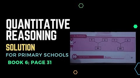 Quantitative Reasoning for Primary School|Lantern Steps Quantitative Reasoning Book 6