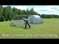 200 Square Foot Portable Poultry Tractor