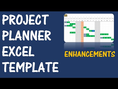 Project Planner (Advanced) - Excel Template - v2 - Enhancements