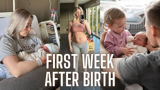 FIRST WEEK AFTER DELIVERY // OUR TODDLER MEETS OUR NEWBORN