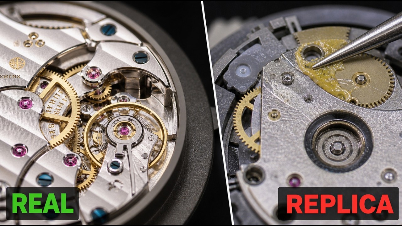 How Real Watches vs Replicas Are Actually Made (The Engineering