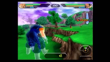 DBZ Budokai Tenkaichi 1 | CPU vs CPU #54 | SSJ Vegito vs SSJ4 Goku