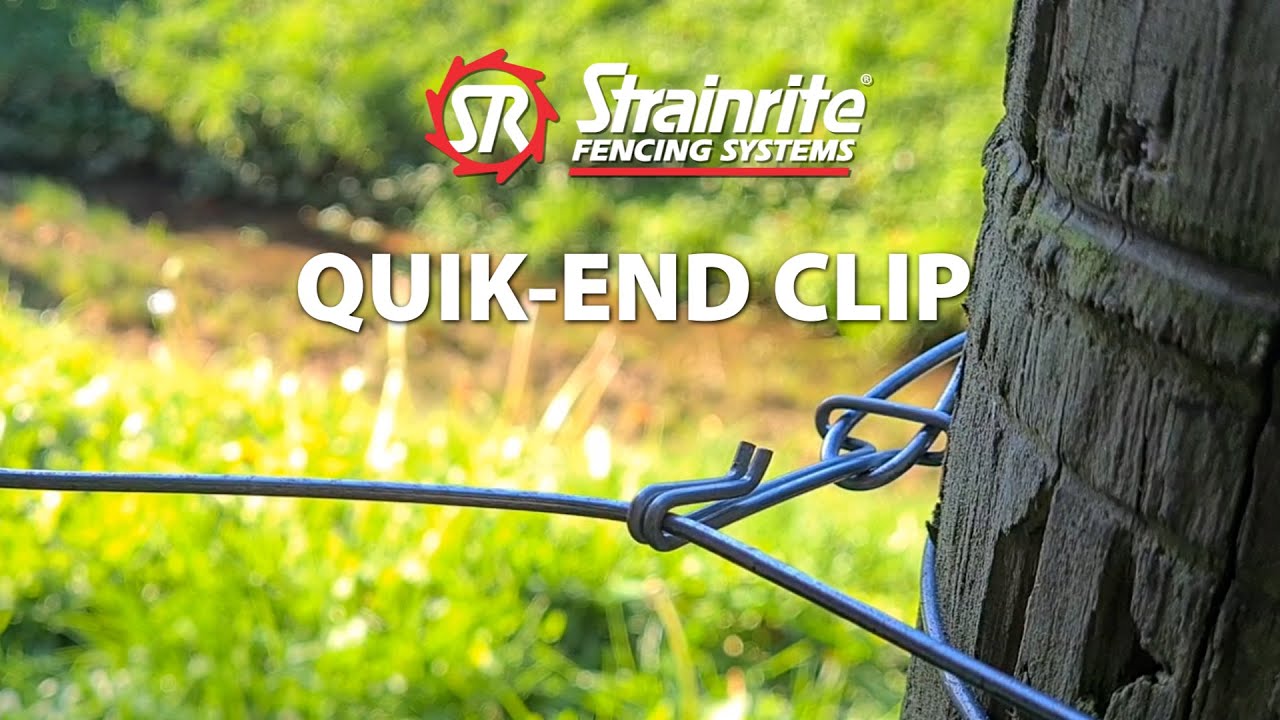Strainrite | Quik-End Clip - YouTube