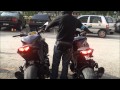 Kawasaki Z1000 Yoshimura R77 carbon fiber VS Akrapovic titanium with Custom LED preview