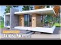 Tiny House Design | Modern House 4m x 7m | Simple Life