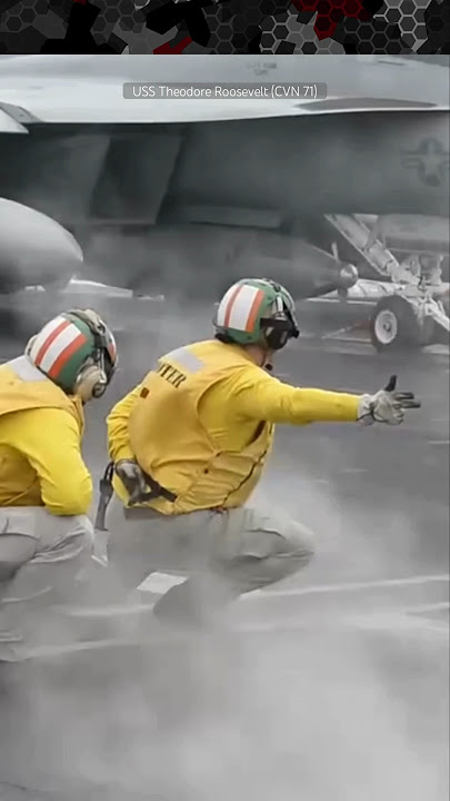 F/A-18 Super Hornet Launch From an Aircraft Carrier
