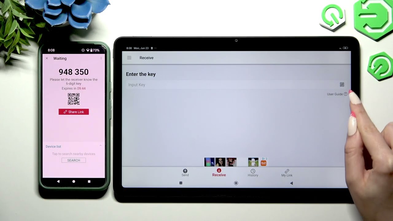 How to Transfer Files from Google Pixel to REDMI Pad 2 Using Send Anywhere