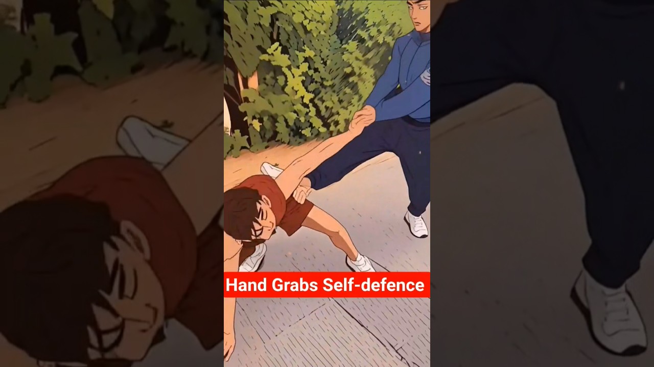 Hand grabs self-defence 