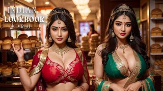 [4K] Ai Art Indian Lookbook Girl Al Art Video - Bakery Inside