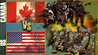 Canadian Armed Forces Vs United State Army - Military Power 2023 | Canadian Forces #shorts #canadian