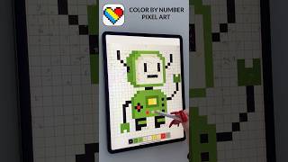 Coloring Book Pixel Art Color By Number Robots