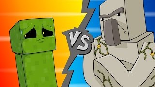 Epic Minequest 4 Creeper Vs Demir Golem