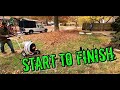 start to finish leaf clean up - easy leaf removal - easy leaf clean up - leaf clean up price