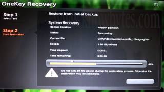 Lenovo Ideapad Y580 OneKey Recovery Service Manual