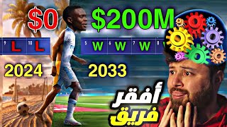 تحدي بناء أفقر نادي في فيفا⚡️المتعة لا توصف 🔥 كارير مود FIFA