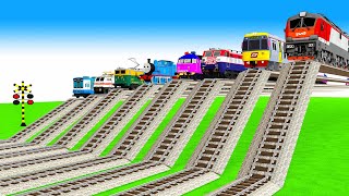 踏切アニメ あぶない電車 10 Train Fumikiri 3D Railroad Crossing Animation