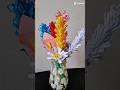 A bright and beautiful handmade paper flower bouquet💐#shortvideo #handmadeart#DIYdecor#flowers