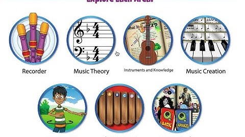 Student Interactives in Quaver Music