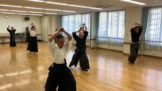 合わせ居合稽古風景