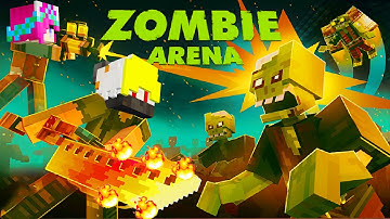 MINIGAME ĐẤU TRƯỜNG ZOMBIE ONE VÀ NOOB YETI THỬ THÁCH TIÊU DIỆT ZOMBIE SIÊU CẤP ĐỘ TRONG MINECRAFT