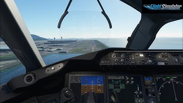 Landing Runway 25R into Hong Kong (HKG/VHHH)