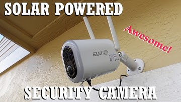 Solar Powered Security Camera - EUKI ZYE3