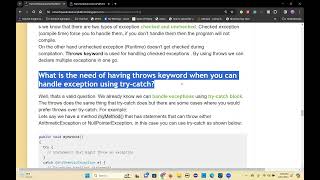 CoreJava Exception handling Wrapper class Mar 15 2024