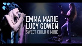 Sweet Child O Mine cover by  10 year old singer Emma Marie and 10 year old guitarist Lucy Gowen