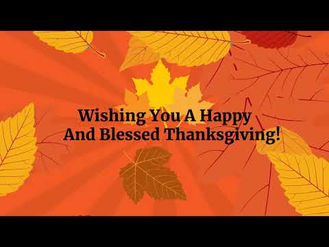 Thanksgiving Greetings - Happy Thanksgiving 2021 - Thanksgiving whatsapp status video