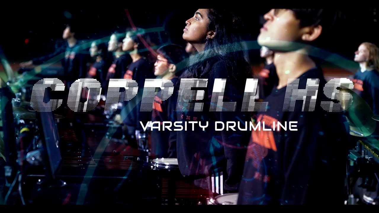 Coppell High School 2022 Varsity Drumline Show - Neon Dystopia