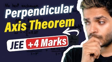 Perpendicular Axis Theorem with PYQs #jee #neet Vikrant Kirar