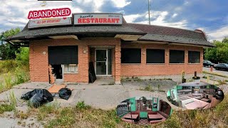 All Day Breakfast At An Abandoned 1950's Retro Diner! (Like Stepping Back In Time!) EXP.137