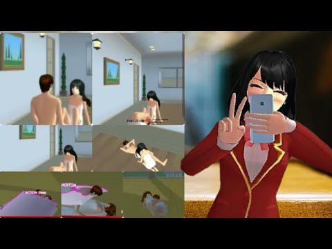 SAKURA TUTORIAL: How to edit character  Couple  pos!t!on  in Sakura School Stimulator