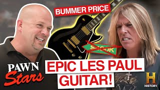 BUMMER PRICE for EPIC Les Paul Guitar | Pawn Stars (Season 1) | History