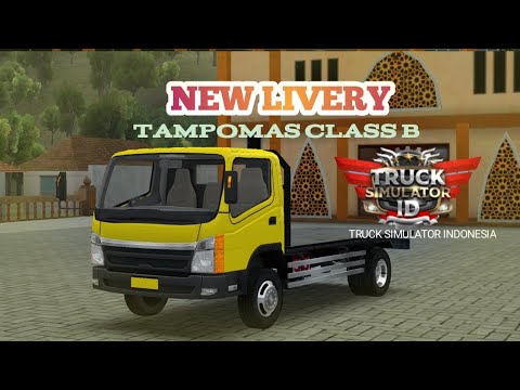SHARE !! FREE Canter Livery TAMPOMAS class B download - Truck Simulator Indonesia V1.0