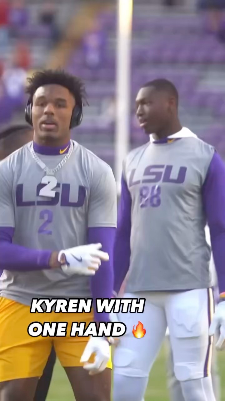 KYREN LACY ONE-HAND CATCH ?? #lsufootball #lsu